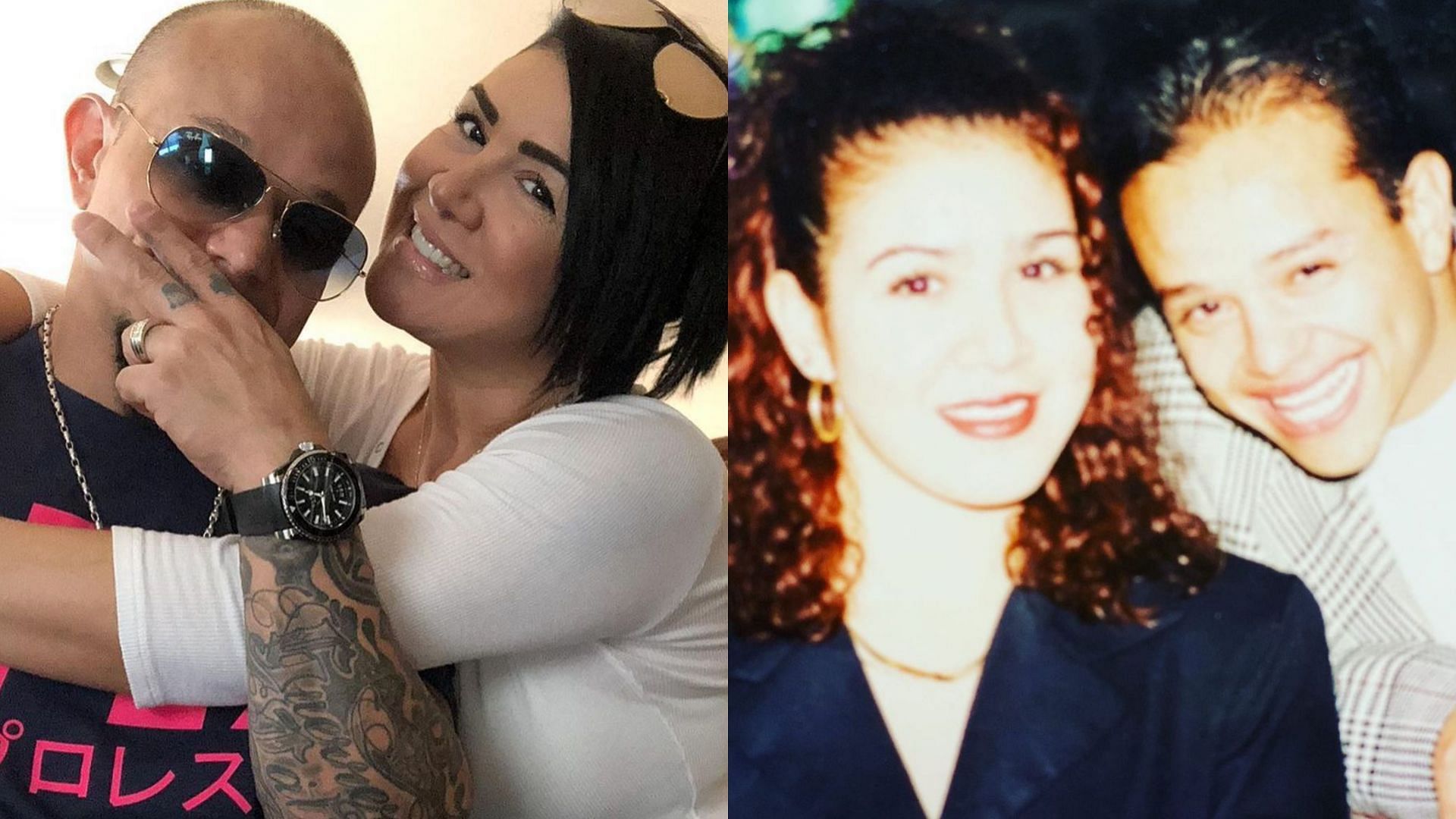 Rey Mysterio and his wife, Angie
